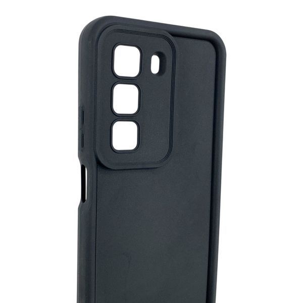 Чохол силіконовий Soft Touch для Infinix Hot 50 (X6882) чорний (Повний захист камери) 0054453 фото