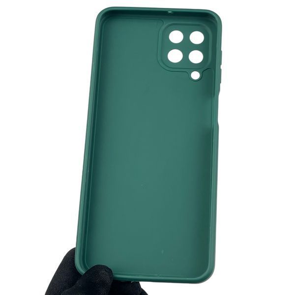 Чохол для Samsung Galaxy M33 (SM-M336) з квадратними гранями із захистом камери на самсунг м33 зелений 0012623 фото