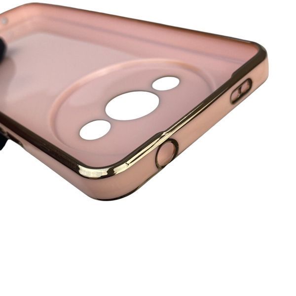 Чехол для Xiaomi Redmi A3 с защитой камеры с золотой окантовкой на сяоми редми а3 пудровый gs1 0019961 фото