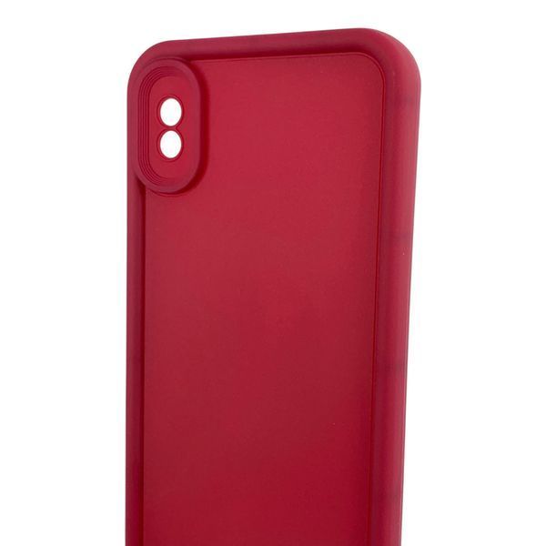 Чохол силіконовий Soft Touch для Samsung Galaxy A10 бордовий (Повний захист камери) 0054014 фото