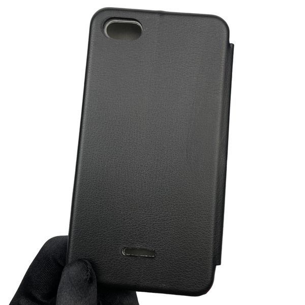 Чохол-книжка для Xiaomi Redmi 6A з підставкою на сяомі редмі 6а чорна 0000495 фото