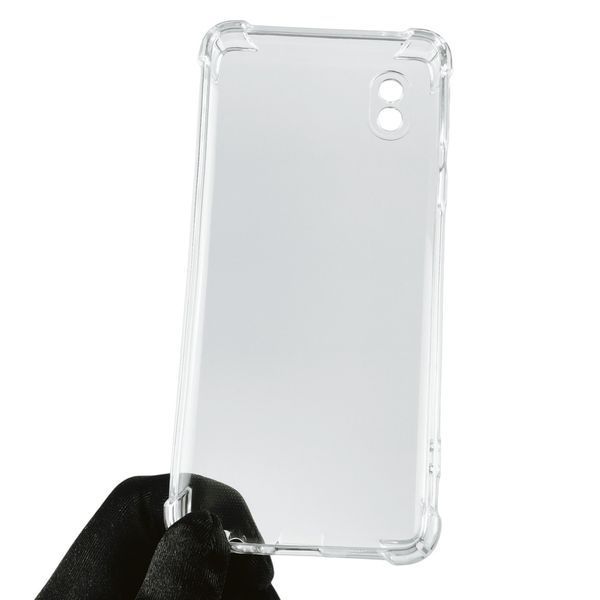 Чехол для Samsung Galaxy M01 Core SM-M013 с бронь углами выше экрана противоударный самсунг м01 кор прозрачный 0002618 фото