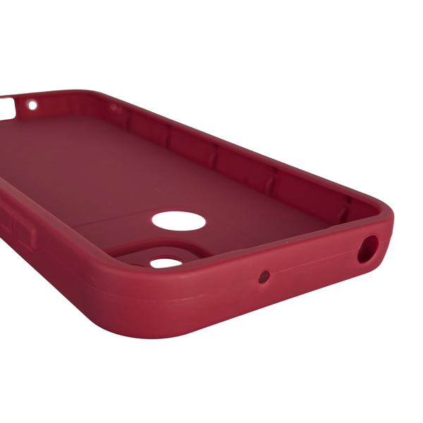 Чохол силіконовий Soft Touch з 3D принтом для Xiaomi Redmi 10A бордовий (Повний захист камери) 0040757 фото