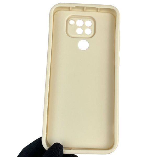 Чехол силиконовый оригинальный Soft Touch с 3D принтом мема сибу для Xiaomi Redmi Note 9 молочный (Полная защита камеры) 0047996 фото