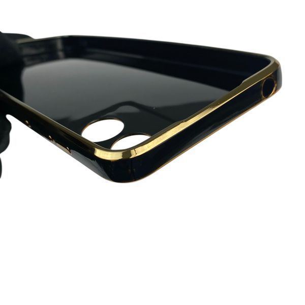 Чехол для Motorola Moto E13 PAXT0034 с кольцом-подставкой с золотой окантовкой на моторола мото е13 черный gs1 0020405 фото