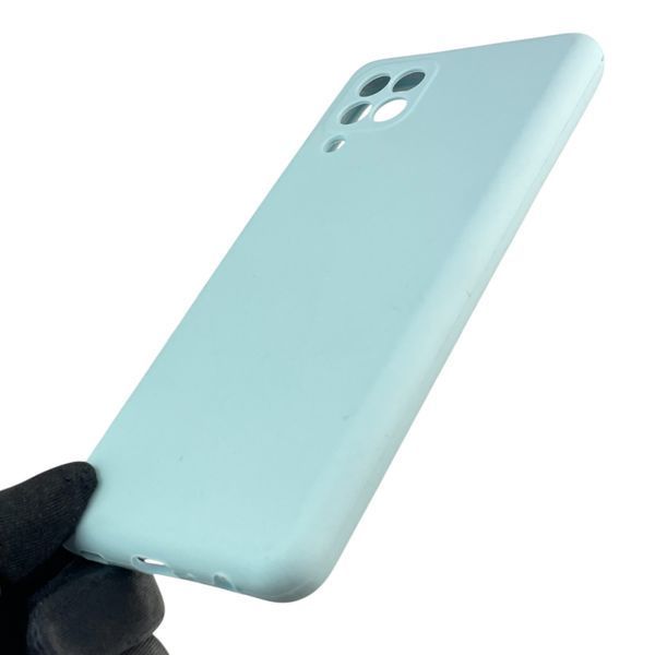 Чохол для Samsung Galaxy M32 4G (SM-M325F) силіконовий з мікрофіброю нековзний на самсунг м32 4г блакитний 0032139 фото