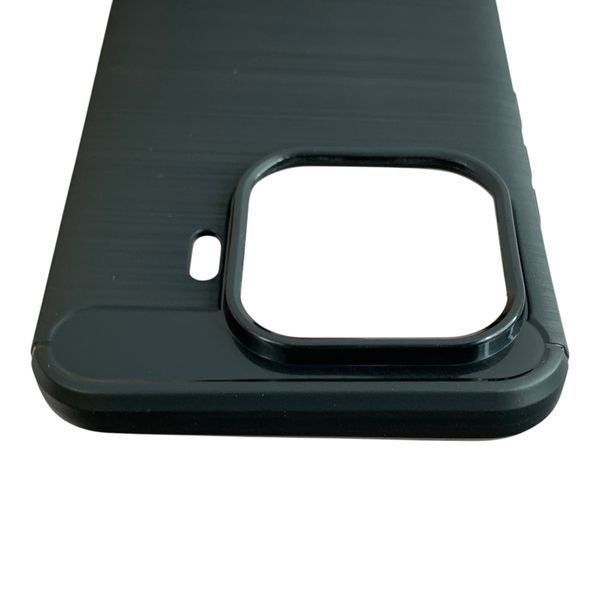 Чехол для Xiaomi 17T Pro черный карбон (карбон, противоударный) 0062403 фото