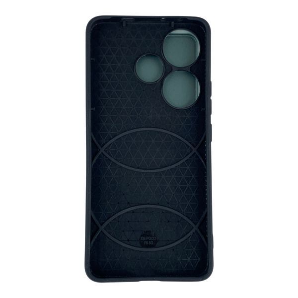 Чехол противоударный для Xiaomi Poco F6 с магнитной пластиной со шторкой на камере зеленый 0050810 фото