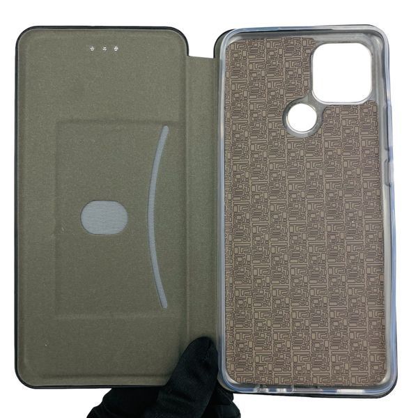 Чохол-книжка для OPPO A15s з підставкою на оппо а15с чорна 0001616 фото