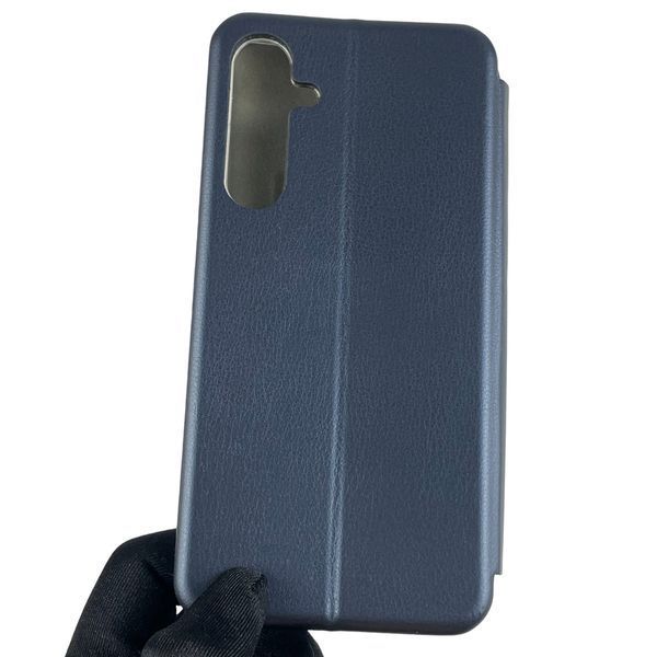 Чохол-книжка для Samsung Galaxy A55 5G (SM-A556E) з підставкою на самсунг А55 темно-синя 0008418 фото
