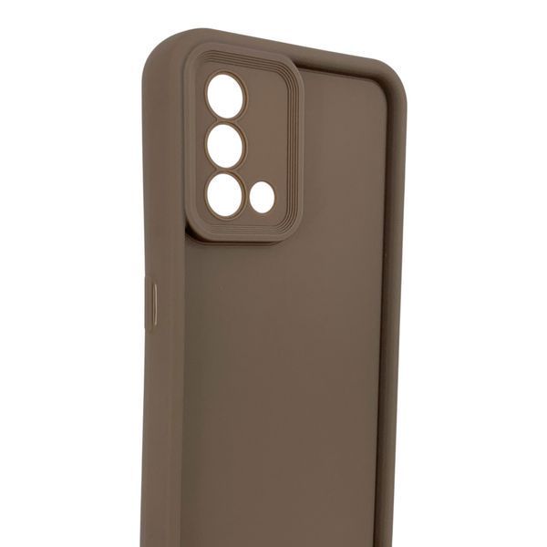 Чехол силиконовый Soft Touch для Oppo A74 4G коричневый (Полная защита камеры) 0054285 фото