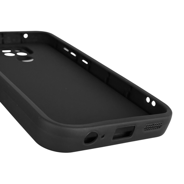 Чохол силіконовий Soft Touch з 3D принтом Майнкрафт для Xiaomi Redmi Note 9 чорний (Повний захист камери) 0041677 фото