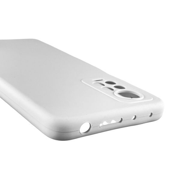 Чохол для Xiaomi Redmi Note 11 Pro 4G силіконовий з мікрофіброю нековзний на сяомі редмі нот 11 про 4г білий 0032675 фото