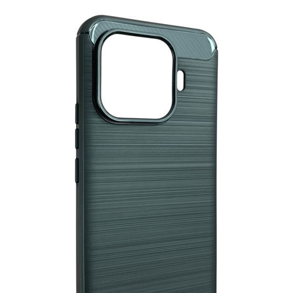 Чехол для Xiaomi 17T Pro черный карбон (карбон, противоударный) 0062403 фото