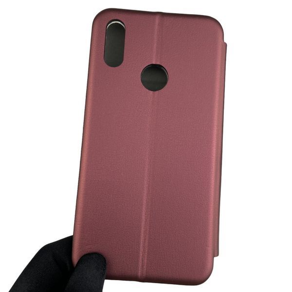 Чехол-книжка для Xiaomi Redmi Note 7 с подставкой на сяоми редми нот 7 бордовая 0001601 фото