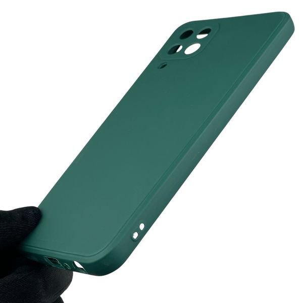 Чохол для Samsung Galaxy M33 (SM-M336) з квадратними гранями із захистом камери на самсунг м33 зелений 0012623 фото