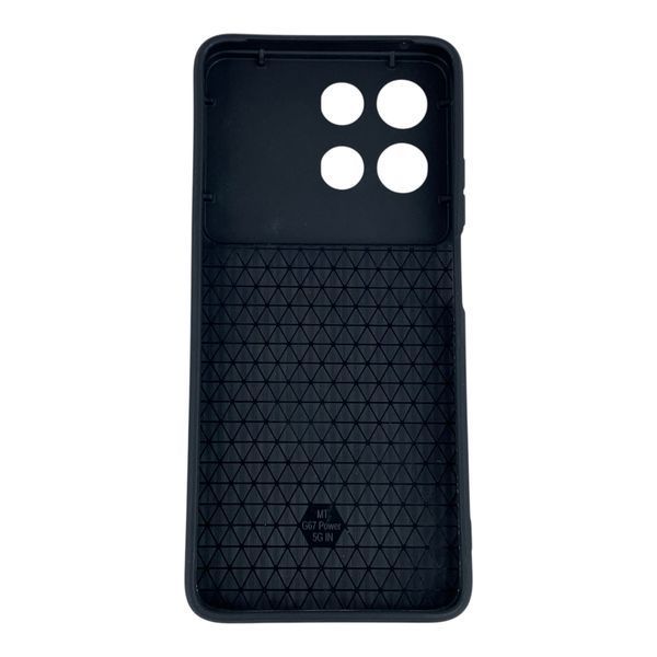 Чехол противоударный для Motorola G57 с магнитной пластиной со шторкой на камере черный 0051676 фото