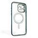 Чехол для Apple iPhone 15 Pro Max с линзами на камере с MagSafe на айфон 15 про макс темно-синий 0034405 фото 2