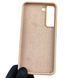 Чехол для Samsung Galaxy S22 (SM-S901B) силиконовый с микрофиброй нескользящий на самсунг с22 пудровый 0032181 фото 2