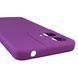 Чохол для Motorola Moto G24 (PB1E0003RS) силіконовий з мікрофіброю нековзний на моторола г24 фіолетовий 0031769 фото 3
