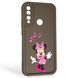 Чехол силиконовый Soft Touch с 3D принтом волшебной минни маус для Huawei P Smart Z коричневый (Полная защита камеры) 0050220 фото 1