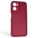 Чохол силіконовий Soft Touch для Motorola E15 бордовий (Повний захист камери) 0044144 фото 1