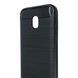 Чехол для телефона Samsung Galaxy J3 2017 (SM-J330) карбоновый противоударный с высокими бортами черный 0052180 фото 4
