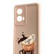 Чехол силиконовый Soft Touch с 3D принтом Чашка кофе для Motorola G15 розовый (Полная защита камеры) 0064795 фото 4