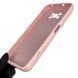 Чехол силиконовый оригинальный Soft Touch с 3D принтом злой котик для Xiaomi Poco X3 пудровый (Полная защита камеры) 0046609 фото 4