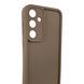 Чохол силіконовий Soft Touch для Samsung Galaxy S24 Plus коричневий (Повний захист камери) 0054165 фото 3