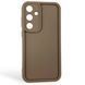 Чохол силіконовий Soft Touch для Samsung Galaxy S24 Plus коричневий (Повний захист камери) 0054165 фото 1