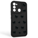 Чохол силіконовий Soft Touch з 3D принтом для TECNO Spark Go 2022 (KG5m) чорний (Повний захист камери) 0040597 фото 1
