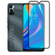 Захисне скло для телефона Tecno Spark 7 (KF6n) протиударне повноекранне на техно спарк 7 чорне 0038778 фото 1