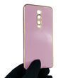 Чехол для Xiaomi K20 с защитой камеры с золотой окантовкой на к20 черничный gs1