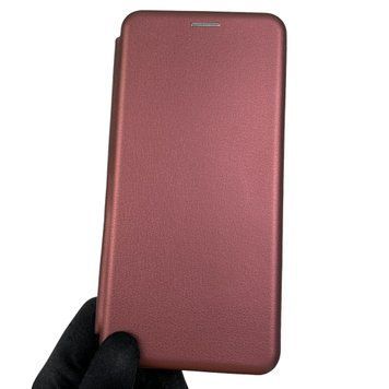 Чехол-книжка для Xiaomi Redmi A1 с подставкой на сяоми редми а1 бордовая 0002060 фото