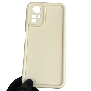 Чехол силиконовый Soft Touch для Xiaomi Redmi Note 12s 4G молочный (Полная защита камеры) 0039989 фото
