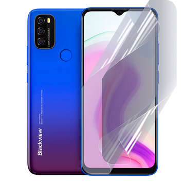 Плёнка гидрогелевая для Blackview A70 Pro МАТОВАЯ противоударная на блеквью а70 про прозрачная 0036021 фото