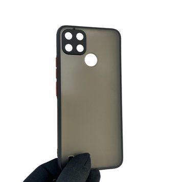 Чохол для телефона Realme C21Y з високими бортами із захистом камери на реалмі с21у чорний 0025962 фото
