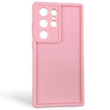 Чехол силиконовый Soft Touch для Samsung Galaxy S24 Ultra розовый (Полная защита камеры) 0054095 фото