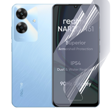 Плівка гідрогелева для Realme Narzo N61 МАТОВА протиударна на реалмі нарзо н61 прозора 0033982 фото