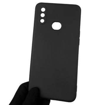 Чохол для Samsung Galaxy A10s SM-A107F із квадратними гранями із захистом камери на самсунг а10с чорний 0001282 фото