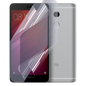 Плёнка гидрогелевая для Xiaomi Redmi 4 глянцевая на Сяоми редми 4 прозрачная 0011695 фото