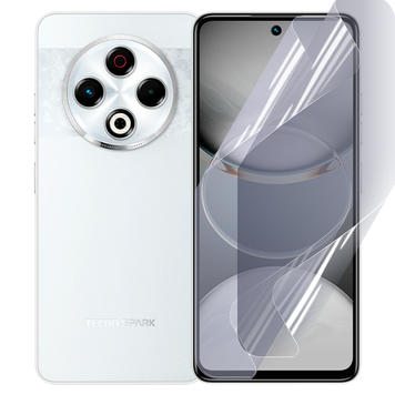 Плівка гідрогелева для Tecno Spark 30 МАТОВА протиударна на техно спарк 30 прозора 0035169 фото