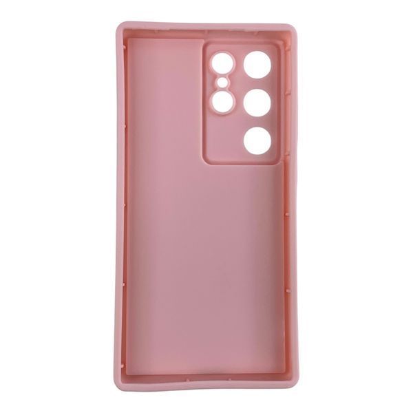 Чехол силиконовый Soft Touch для Samsung Galaxy S24 Ultra розовый (Полная защита камеры) 0054095 фото