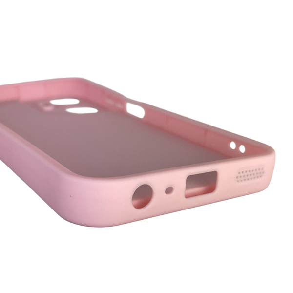 Чехол силиконовый Soft Touch для Realme C55 розовый (Полная защита камеры) 0039490 фото