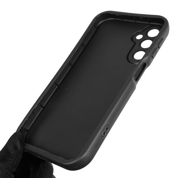 Чохол силіконовий оригінальний Soft Touch з 3D принтом злого кота для Samsung Galaxy A24 (SM-A245F) чорний (Повний захист камери) 0046444 фото