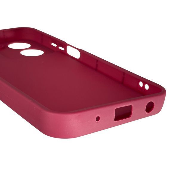 Чехол силиконовый оригинальный Soft Touch с 3D принтом волшебной минни маус для Xiaomi Redmi A5 EU бордовый (Полная защита камеры) 0050053 фото