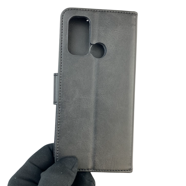 Чохол-книжка для телефона Motorola G40 шкіряна з магнитною застібкою на Motorola г40 чорна 0025459 фото