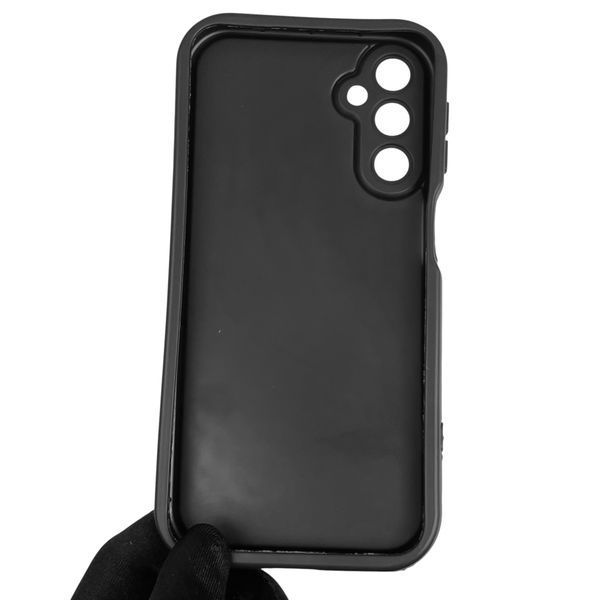 Чохол силіконовий оригінальний Soft Touch з 3D принтом злого кота для Samsung Galaxy A24 (SM-A245F) чорний (Повний захист камери) 0046444 фото