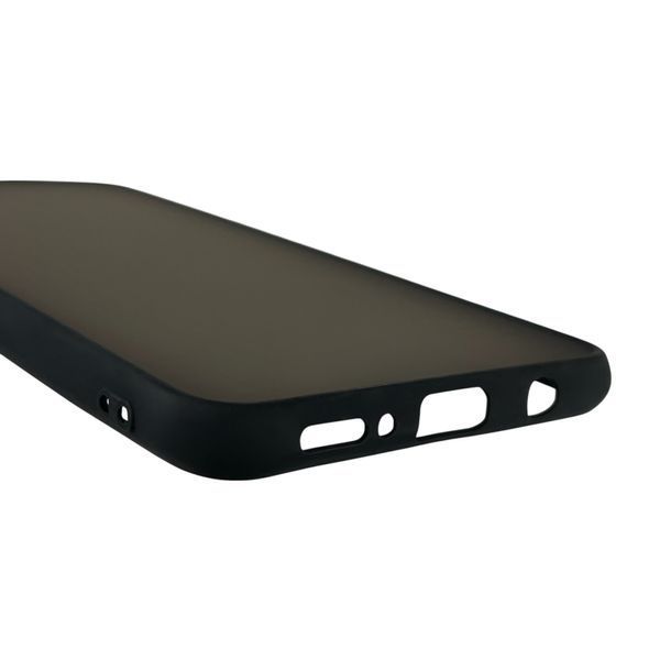 Чохол для Samsung Galaxy A7 2018 (SM-A750) матовий з високими бортами з захистом камери на самсунг A7 2018 чорний 0013404 фото